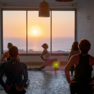 Surf Yoga guiding Blue Mind Morocco