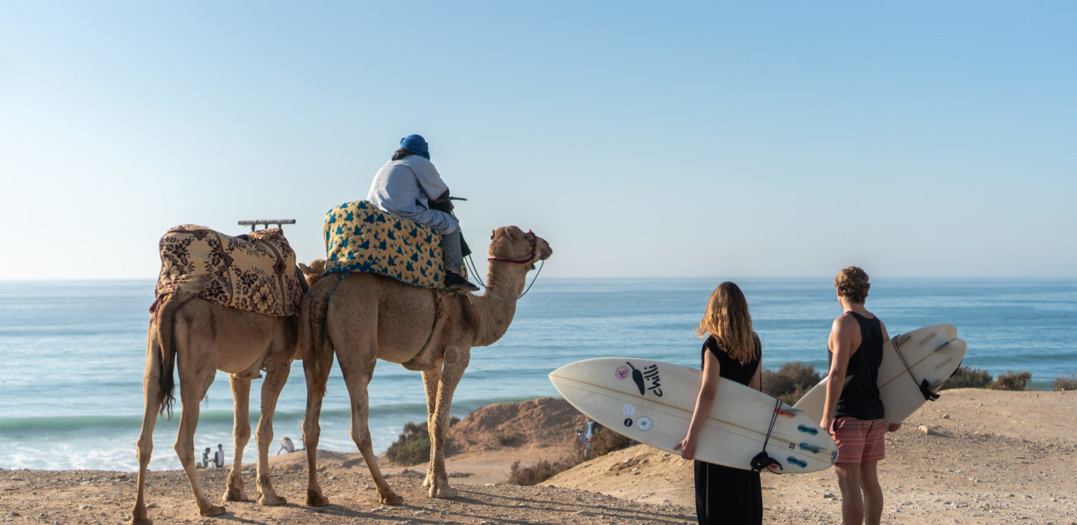 Surf yoga house blue mind morocco