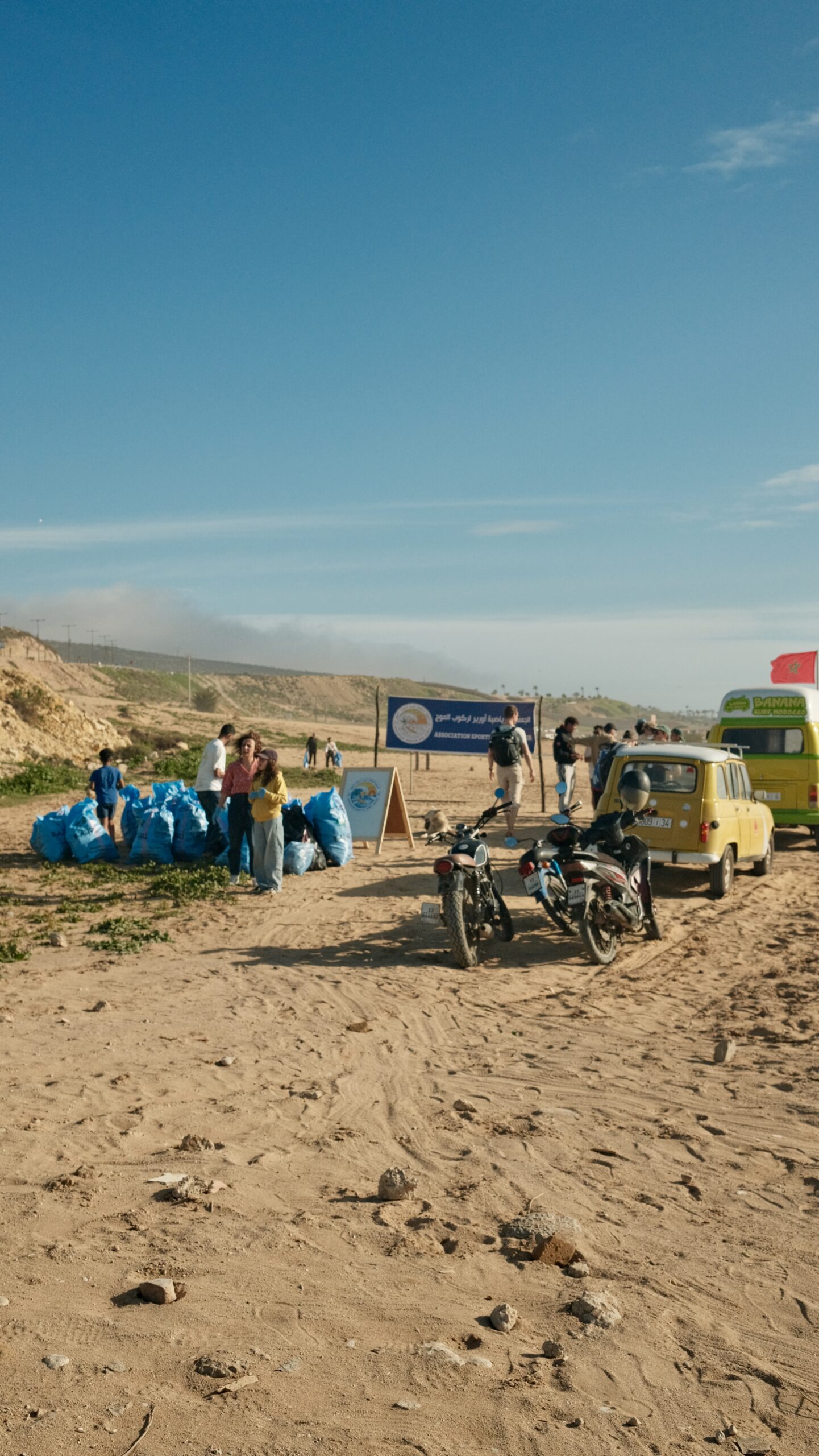 Banana Surf Morocco beach clean-up